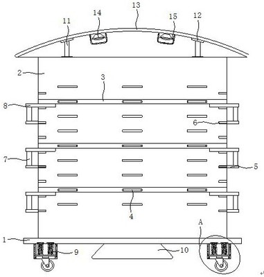 五金交電與水暖器材用可調(diào)高度貨物架的設(shè)計與應(yīng)用